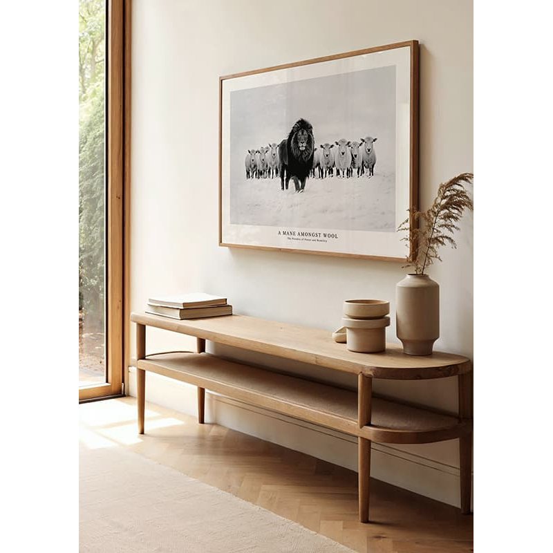 Poster Gallerix A Mane Amongst Wool