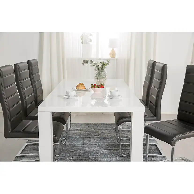 Matgrupp In Living Cibus med 6 Stol In Livingar