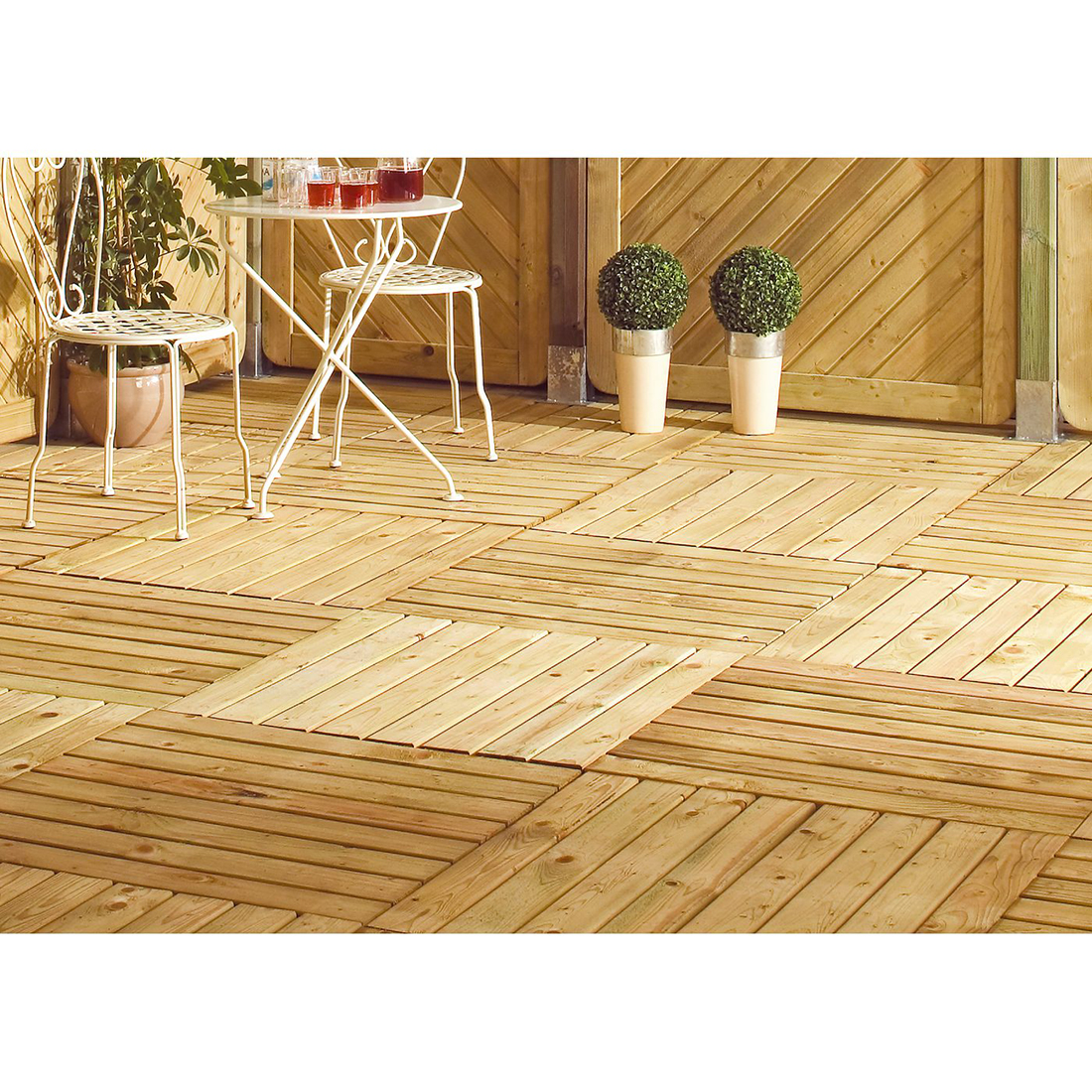 Golvtrall Jabo Furu 50x50 cm 25 Kvm/pall 100 st