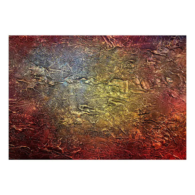 Fototapet Arkiio Självhäftande Red Gold