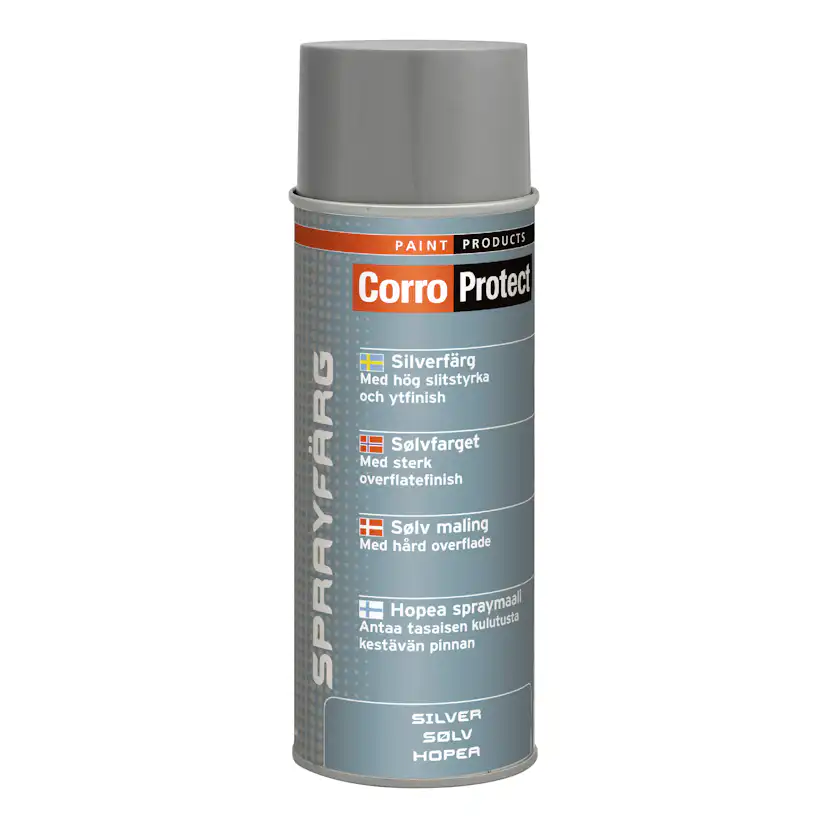 Täckfärg CorroProtect FärgSpray Silver