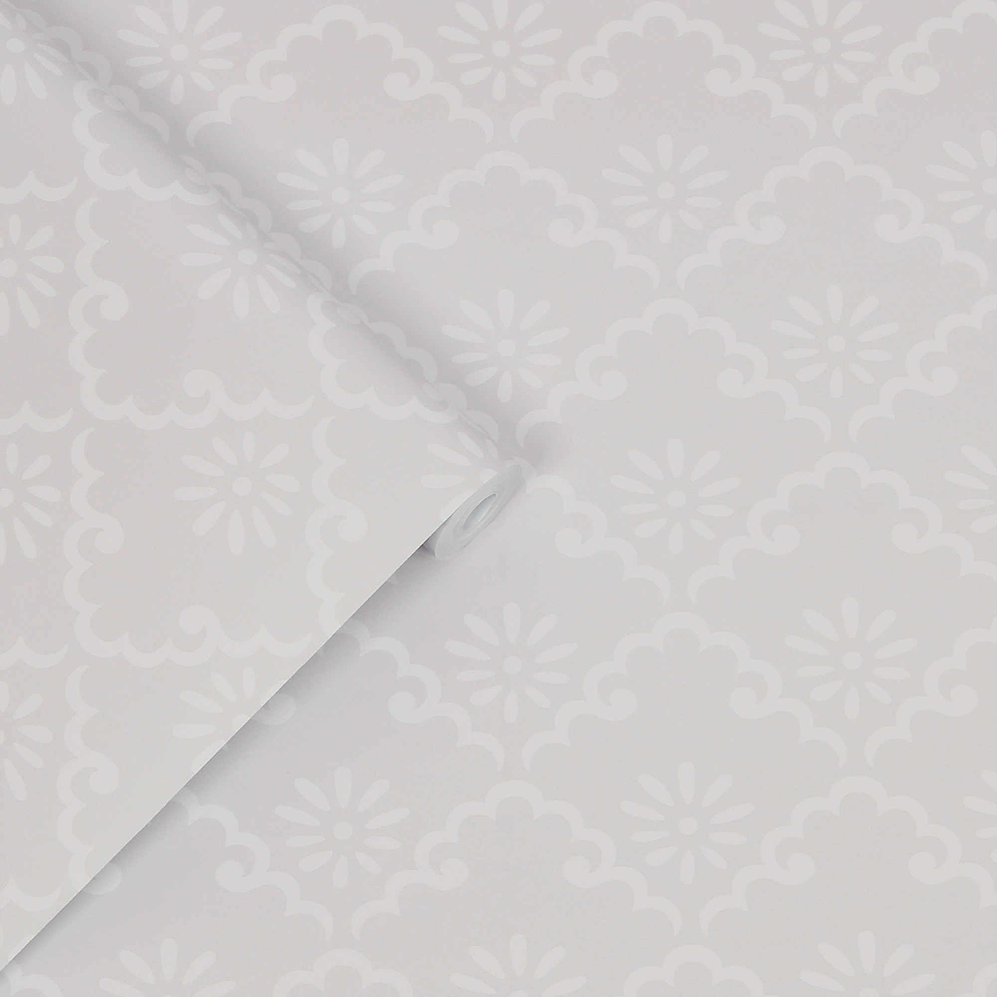 Tapet Laura Ashley Coralie Röd Grå 118476