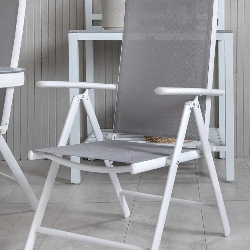 Matgrupp Venture Home Vyn med 4 Bend Matstolar