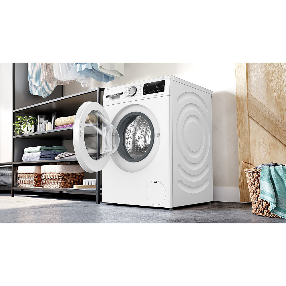 Tvättmaskin och Torktumlare Bosch WGG254FLSN + WQG2420ASN Serie 6 Vit
