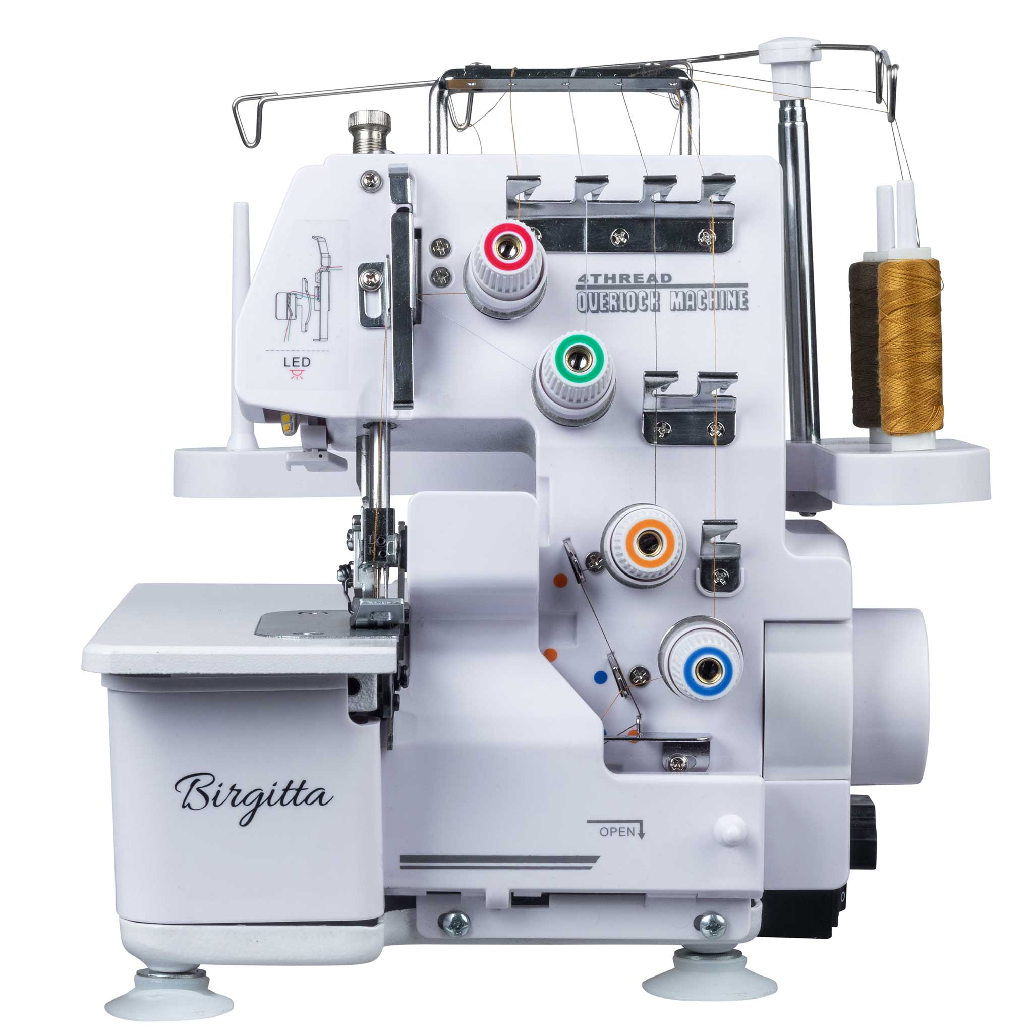 Symaskin Birgitta Overlock Standard Vit Plast