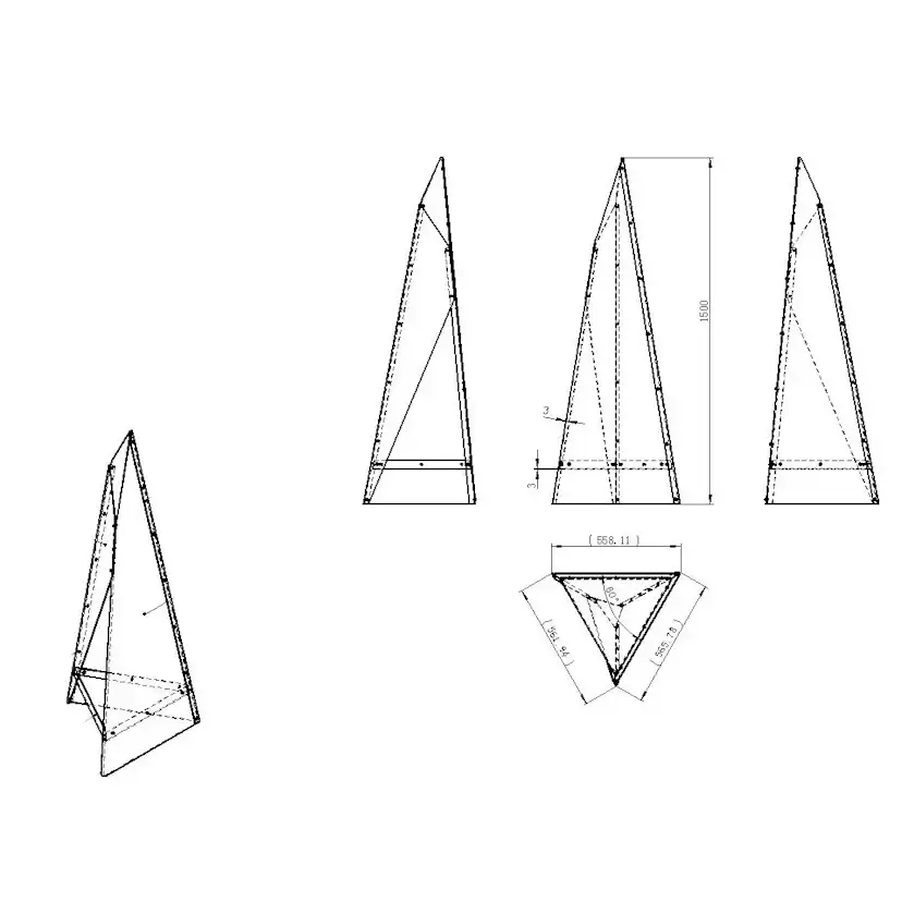 Eldstad Lyfco Cortenstål Tipi