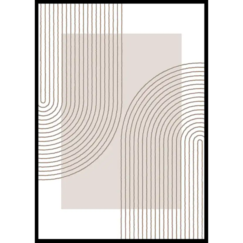 Poster Gallerix Abstract Lined No2