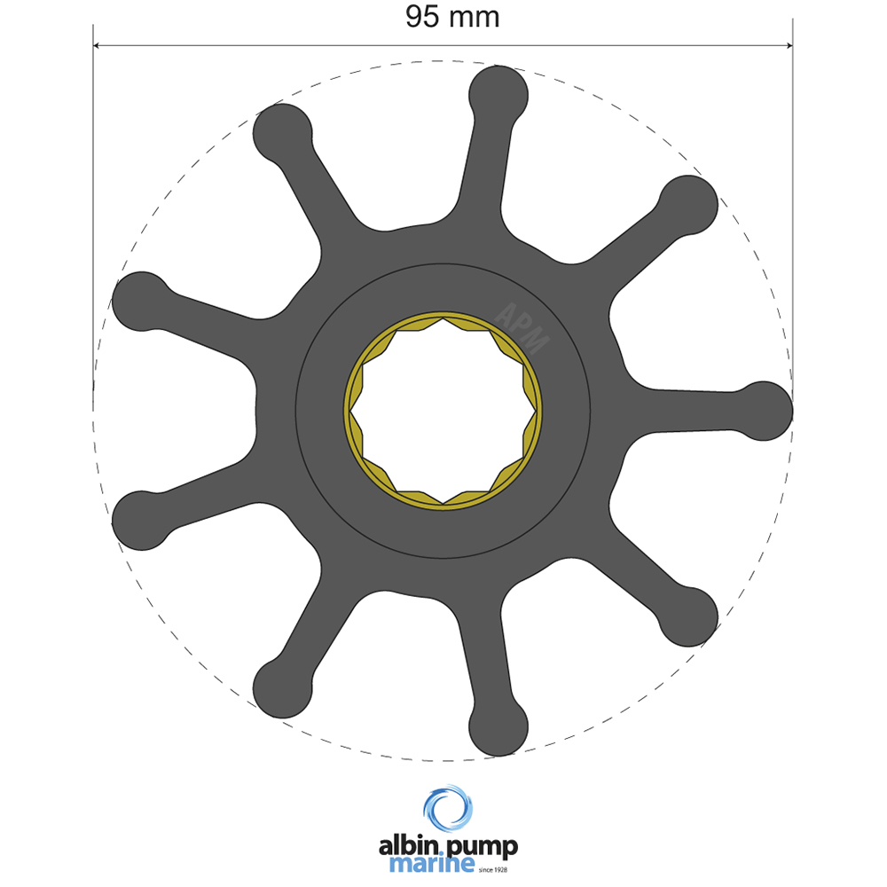 Impeller Albin Group Marine Premium 06-02-027