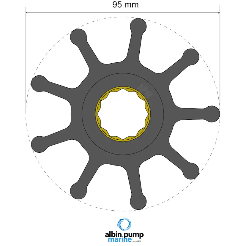 Impeller Albin Group Marine Premium 06-02-027