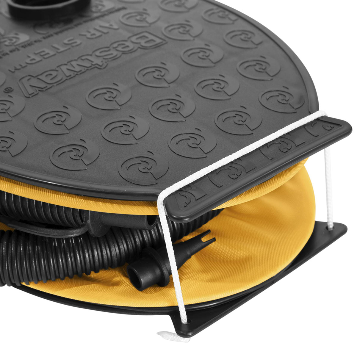 Fotpump Bestway Air Step Pump med Flexibel Slang & 3 Ventiladaptrar