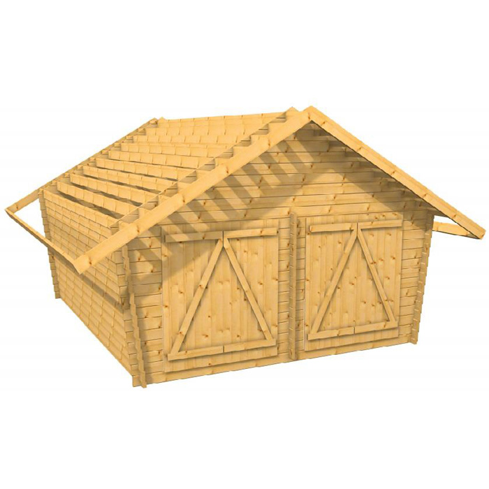 Timmerlada LP Garden U20 Täta Väggar 20 m2