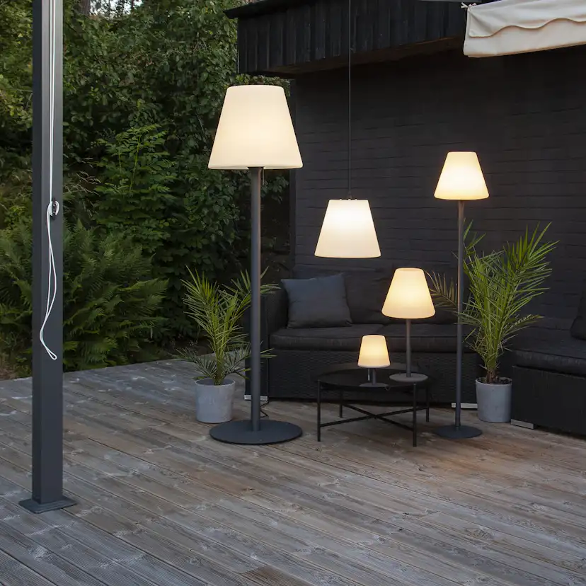 Golvlampa Star Trading GardenLight Kreta 804-00