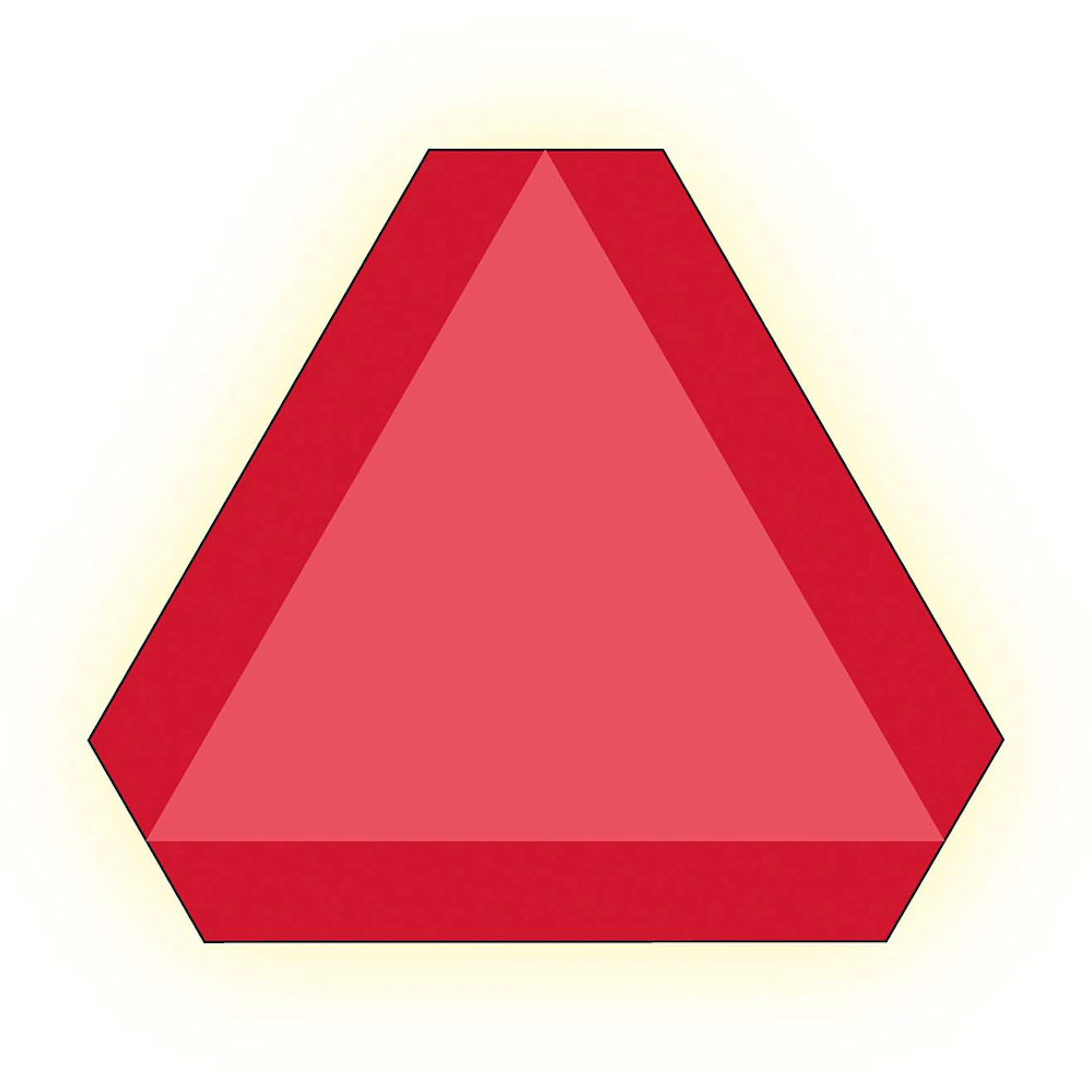 Skylt Systemtext Långsamtgående Fordon Aluminium