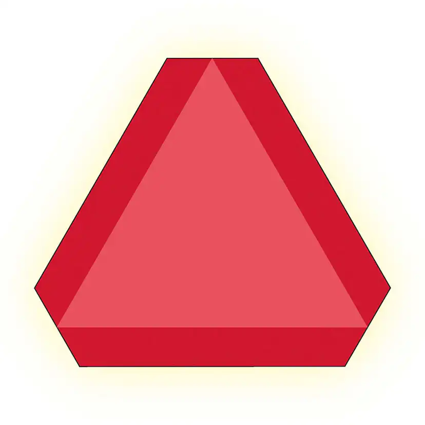 Skylt Systemtext Långsamtgående Fordon Aluminium