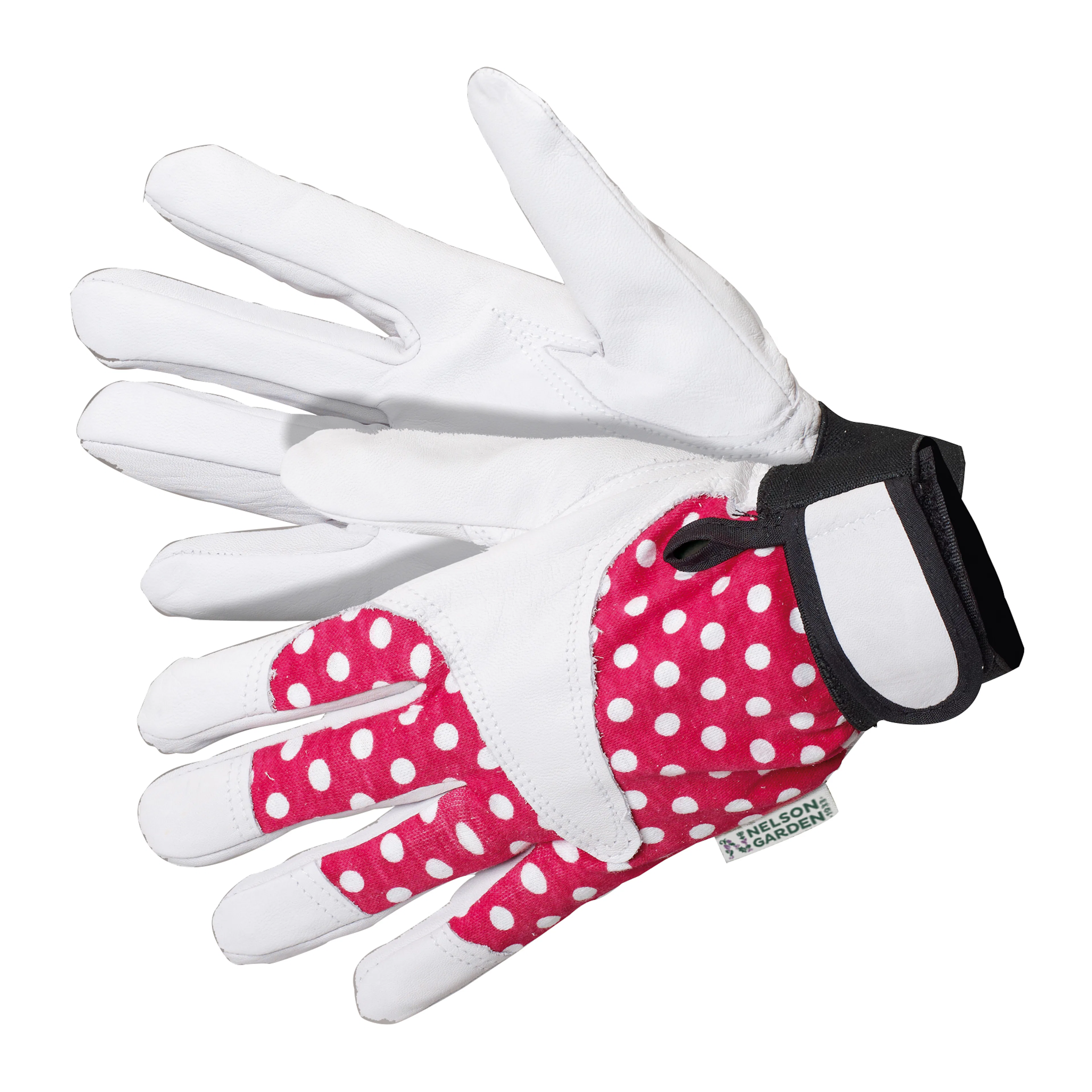 Handske Nelson Garden Betty Röd/Vit