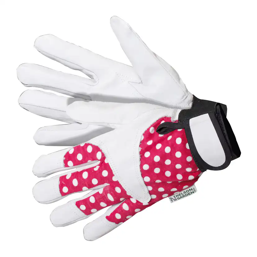 Handske Nelson Garden Betty Röd/Vit