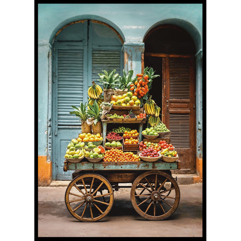 Poster Gallerix Fruit Cart