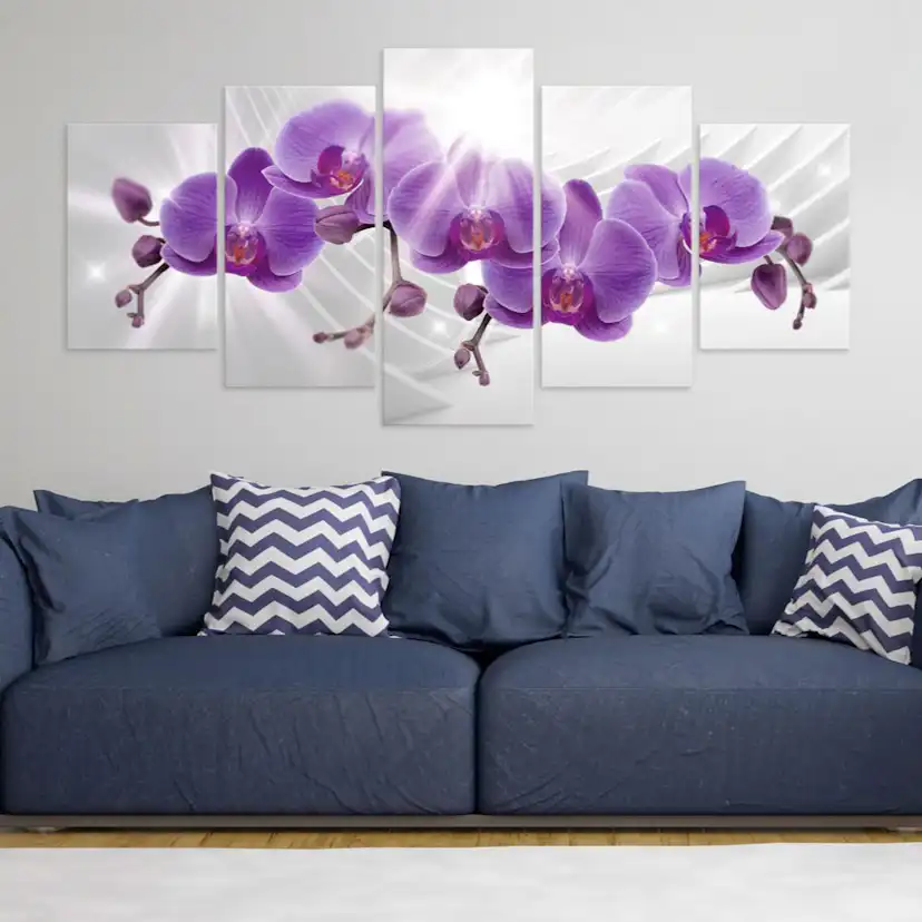 Tavla Arkiio Abstract Garden Purple Orchis