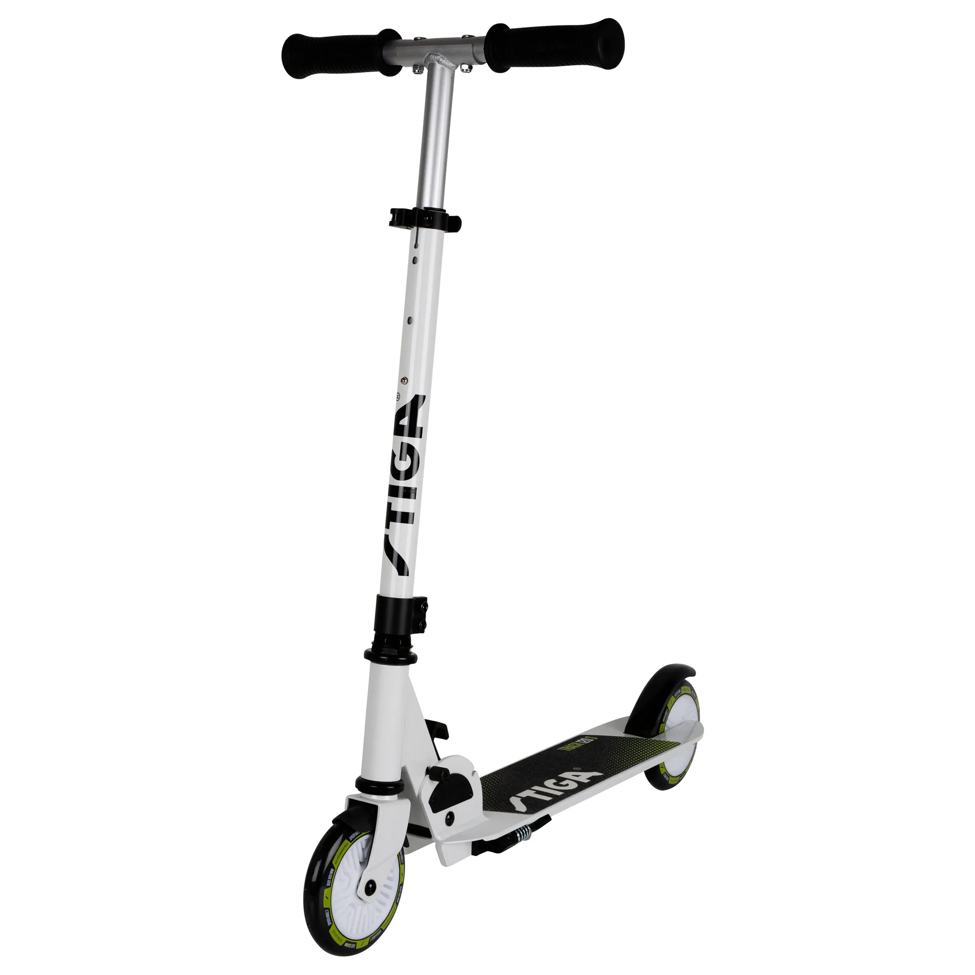 Sparkcykel STIGA Sports Kick Scooter Track 120-S White/Lime