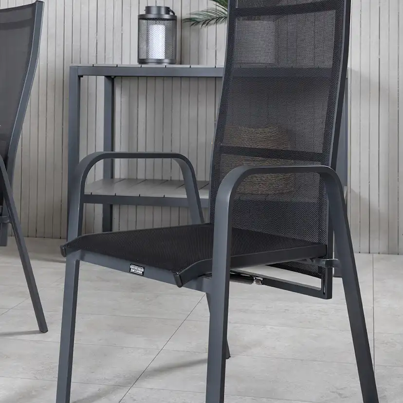 Matgrupp Venture Home Vyn med 6 Curz Matstolar