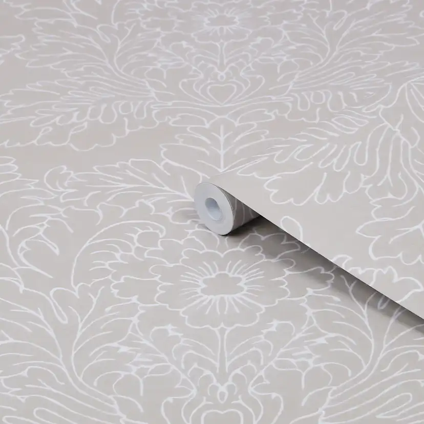 Tapet Laura Ashley Silchester Dove Grå 119853