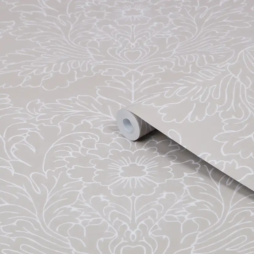 Tapet Laura Ashley Silchester Dove Grå 119853