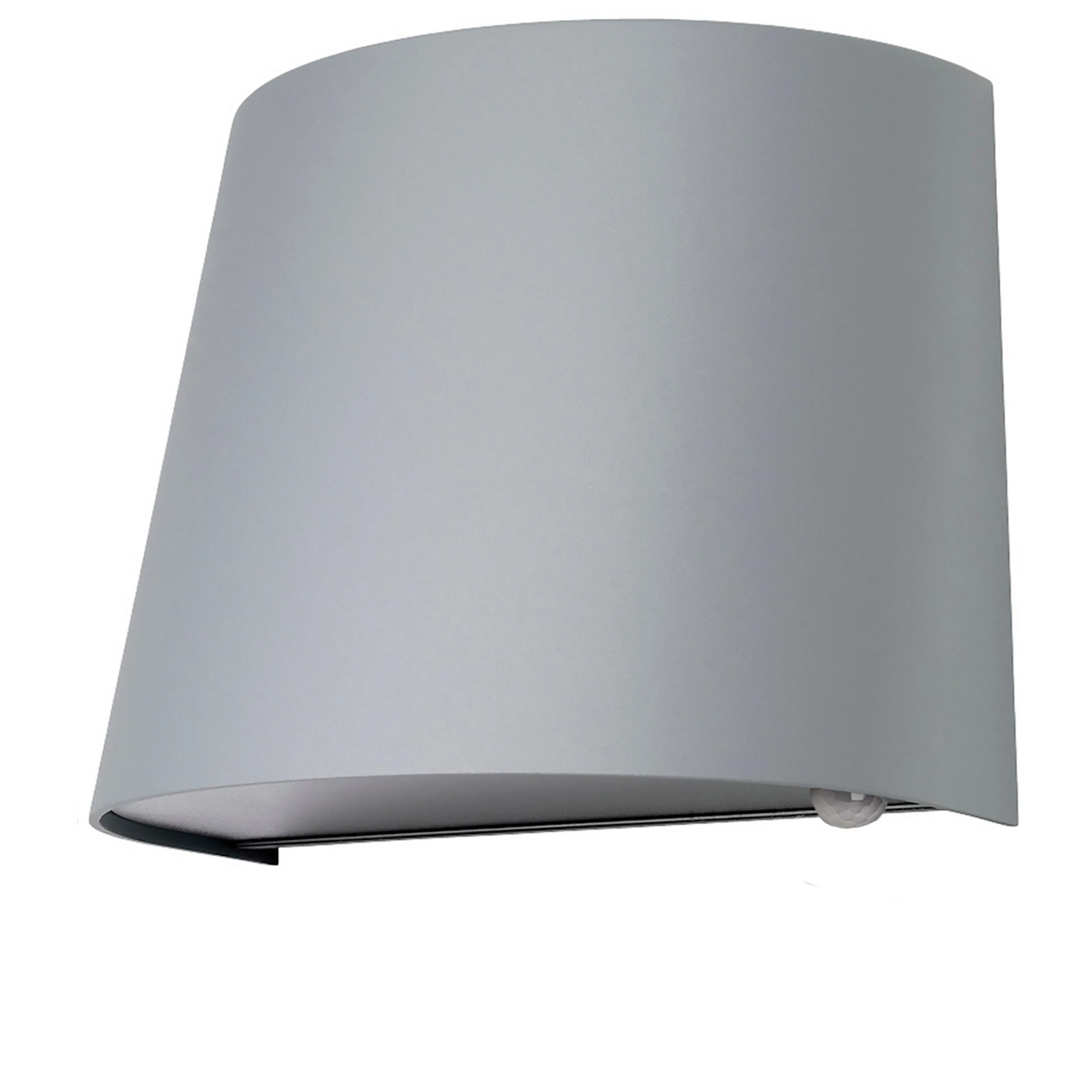 Väggarmatur Mini alu LED sens Alugrå