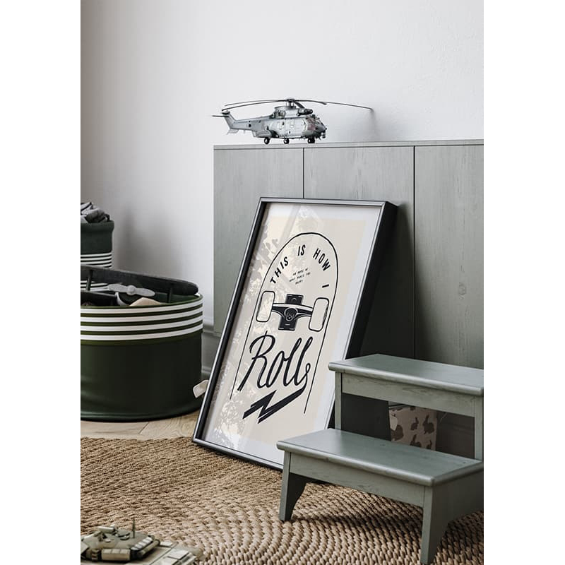 Poster Gallerix This Is How I Roll Skateboard