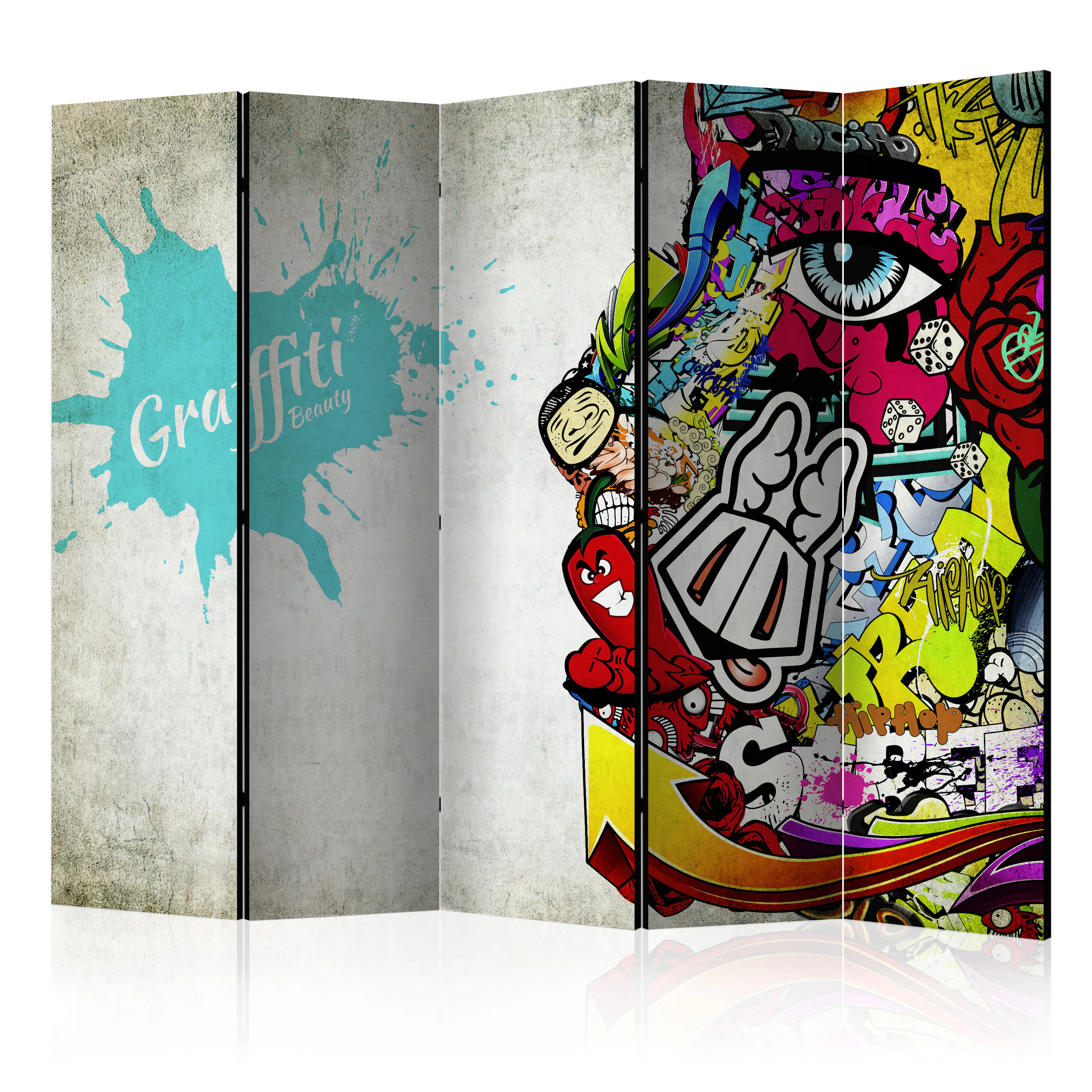 Rumsavdelare Arkiio Graffiti Beauty 225x172 cm