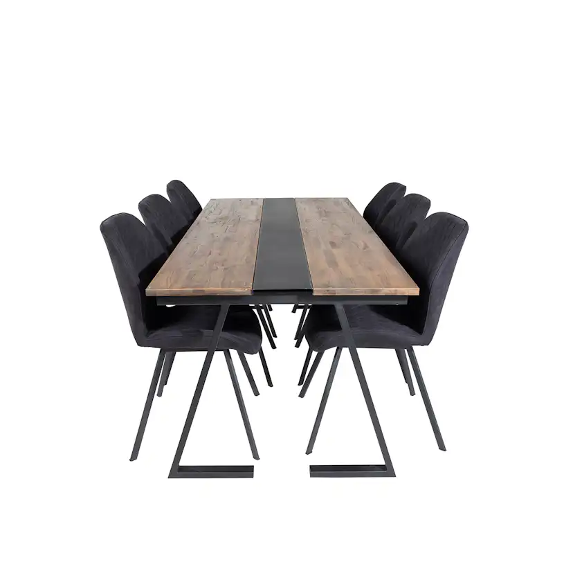 Matgrupp Venture Home Jane med 6 Geneva Stolar