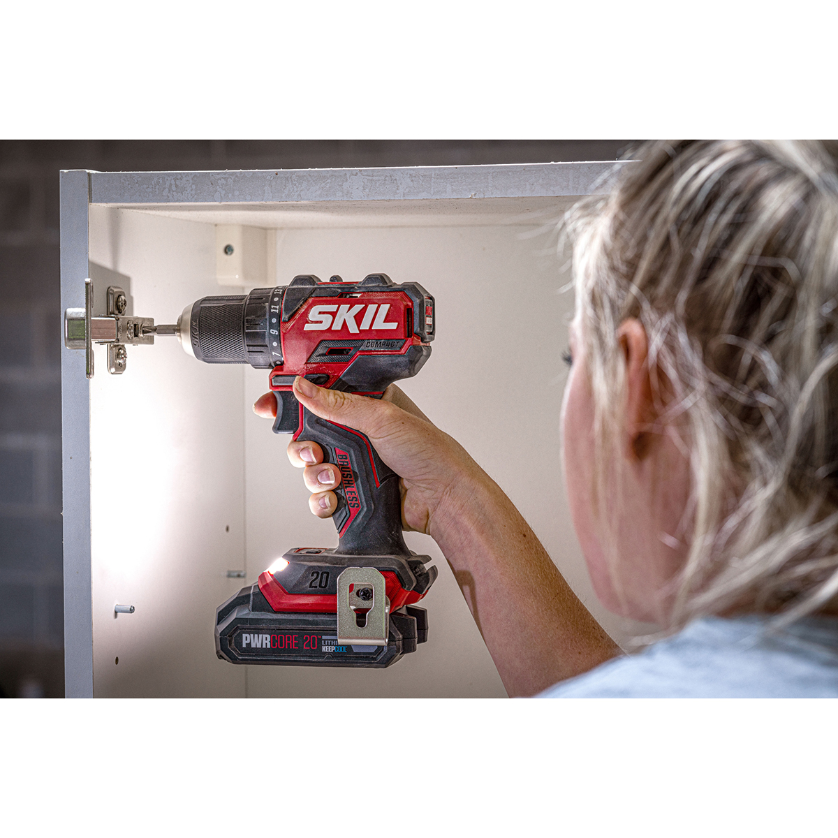 Slagborr/Skruvdragare SKIL 3075 HA Batteridriven Kolborstfri