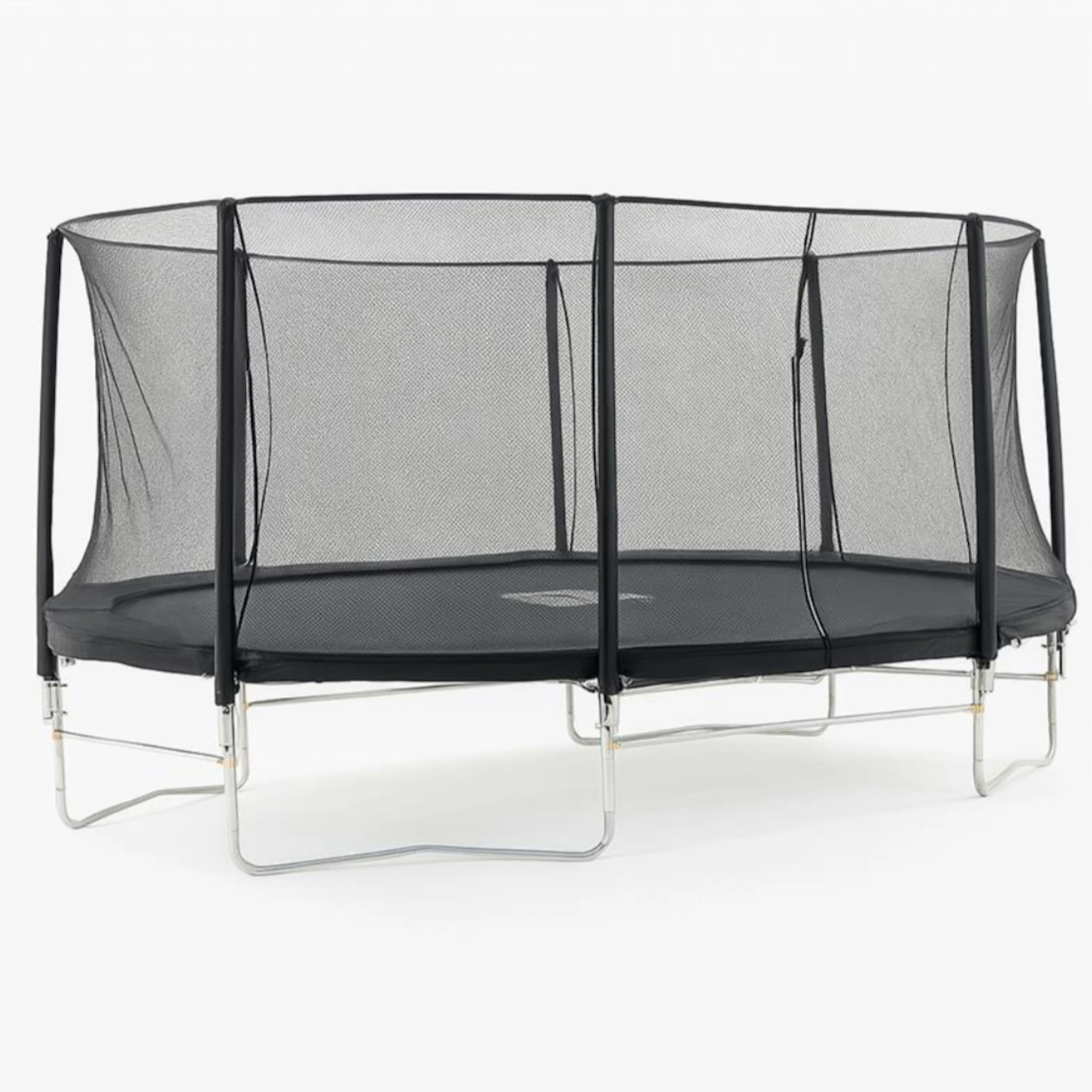 Studsmatta Metalcraft Oval Svart 2,44 x 3,96 m