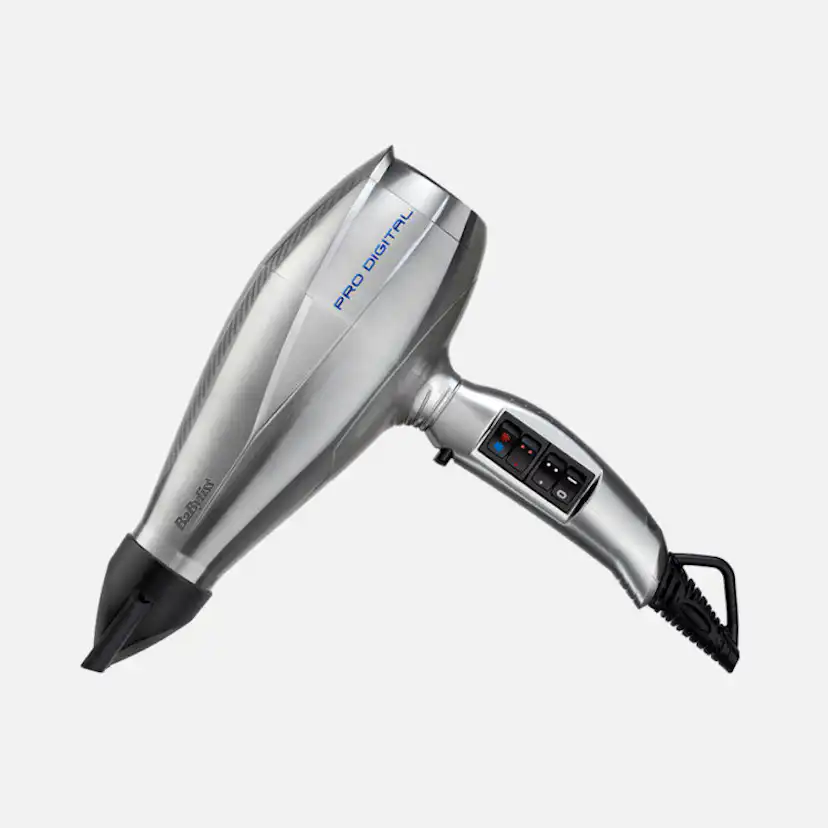 Hårfön BaByliss Pro Digital 6000E Hårtork med Diffuser & 2 Fönmunstycken