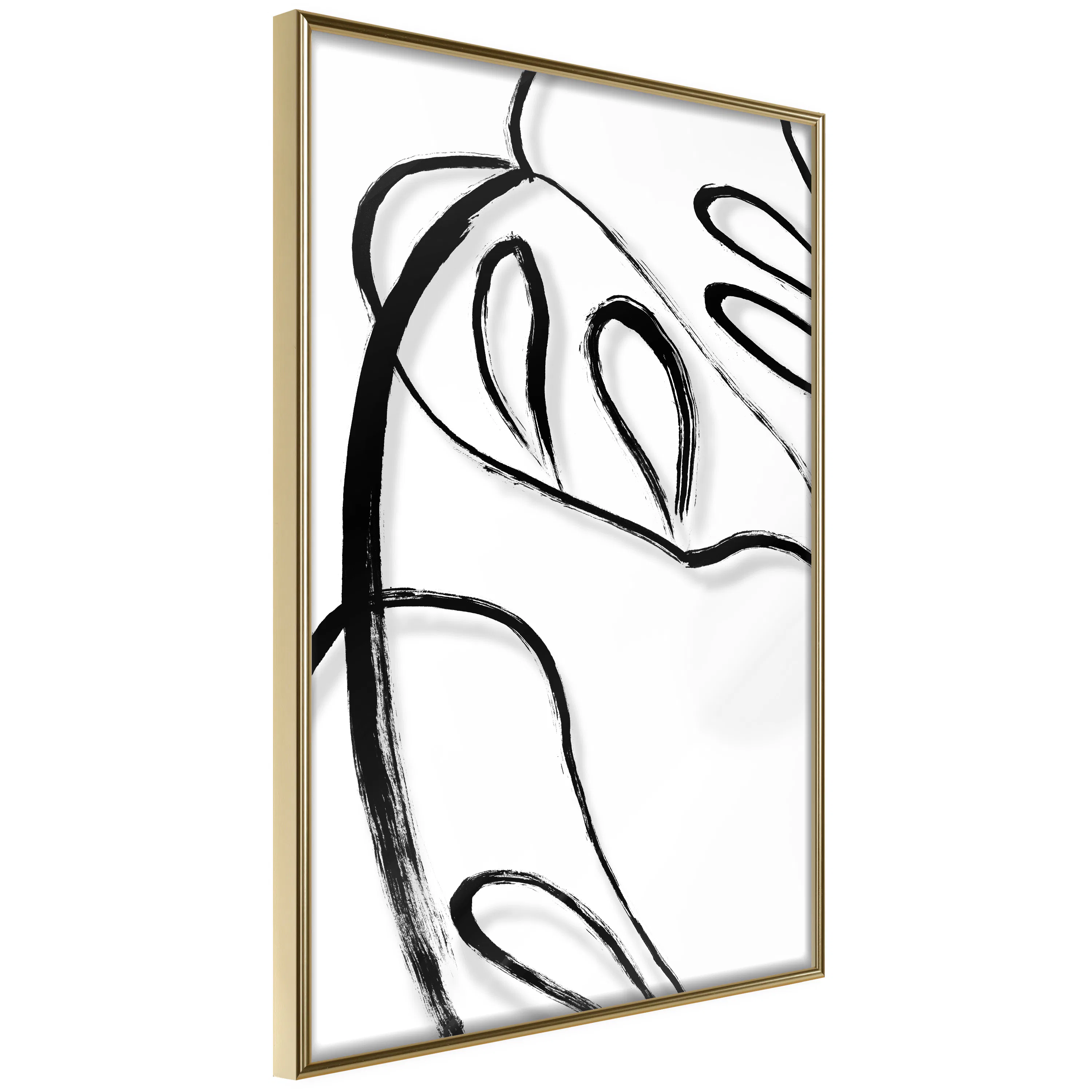Poster Artgeist Affisch White Monstera
