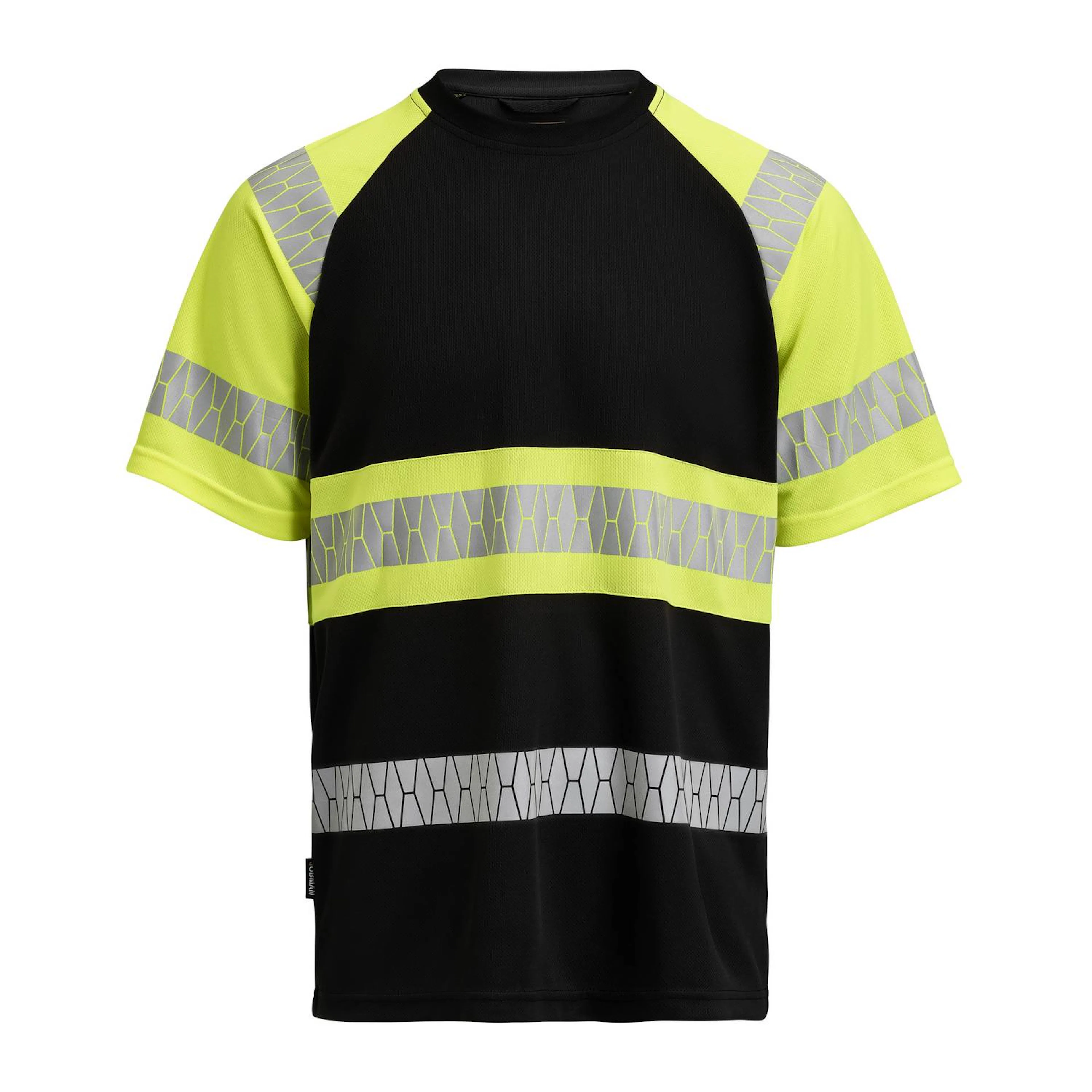 T-shirt Varsel Svart/Gul V L L