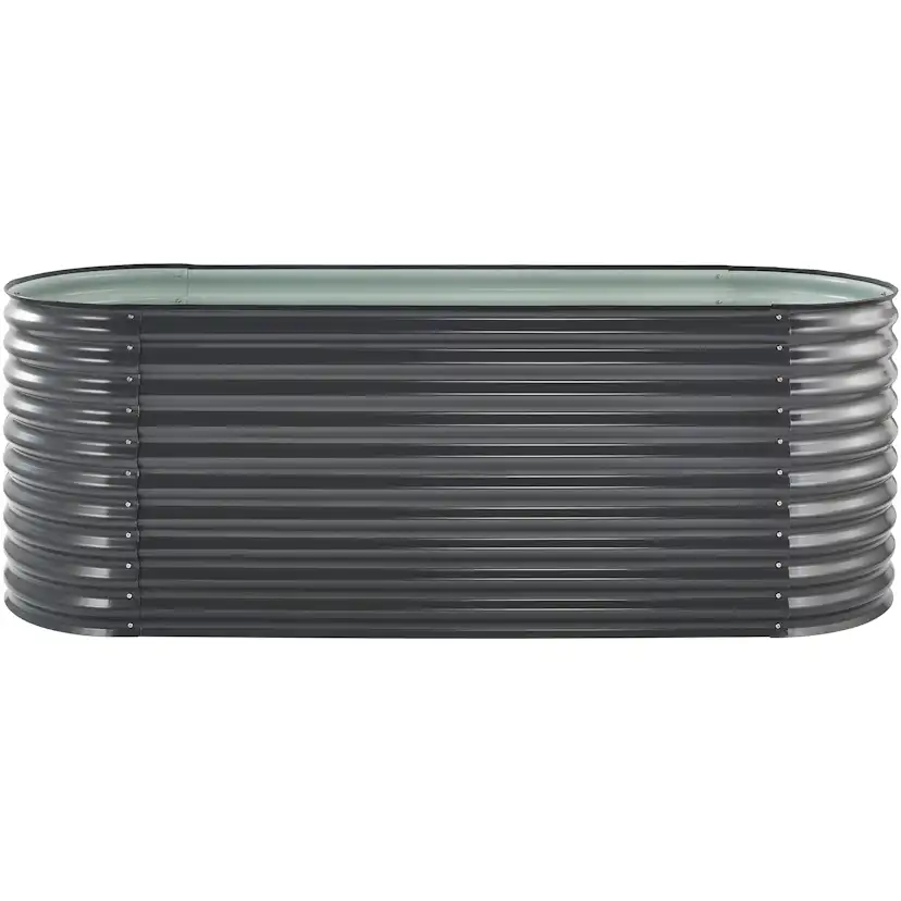 Odlingslåda Metalcraft Galvaniserat Stål 240 cm