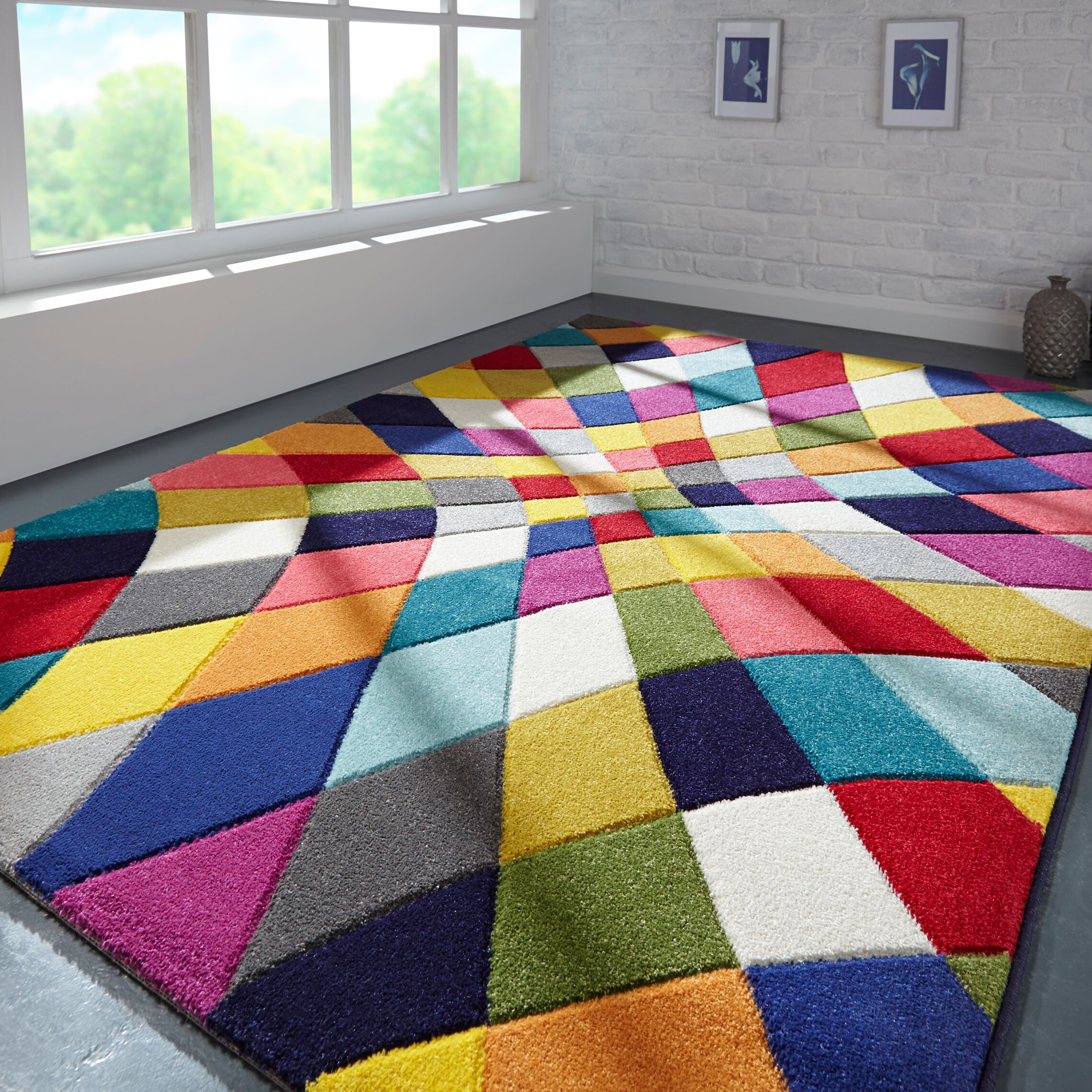 Friezematta Flair Rugs Rhumba Flerfärgad