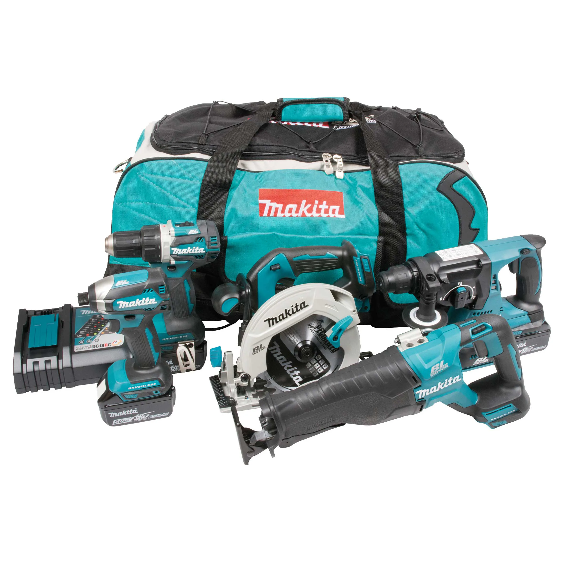 Combokit Makita LXT DLX5032T 18V med Batteri