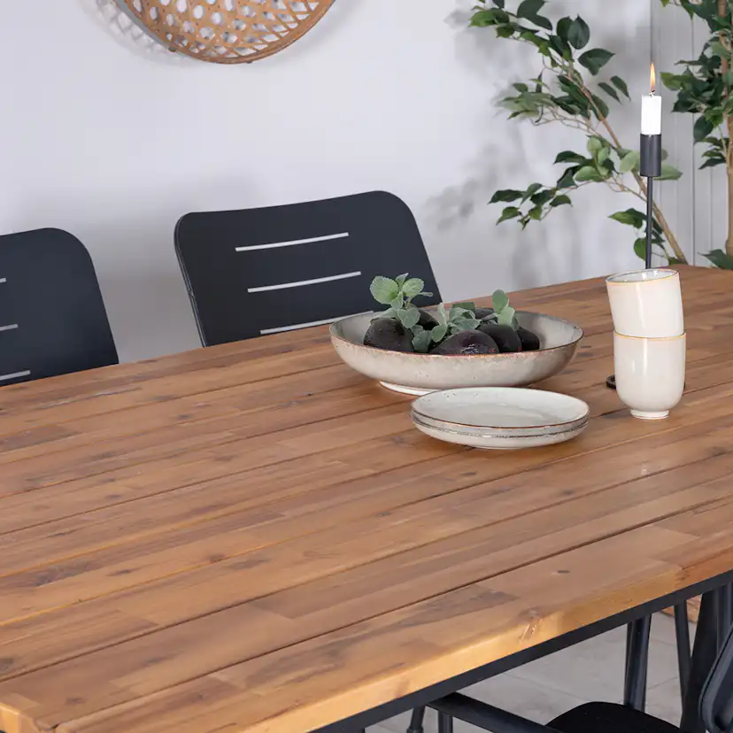 Matgrupp Venture Home Chane med 4 Nime Matstolar