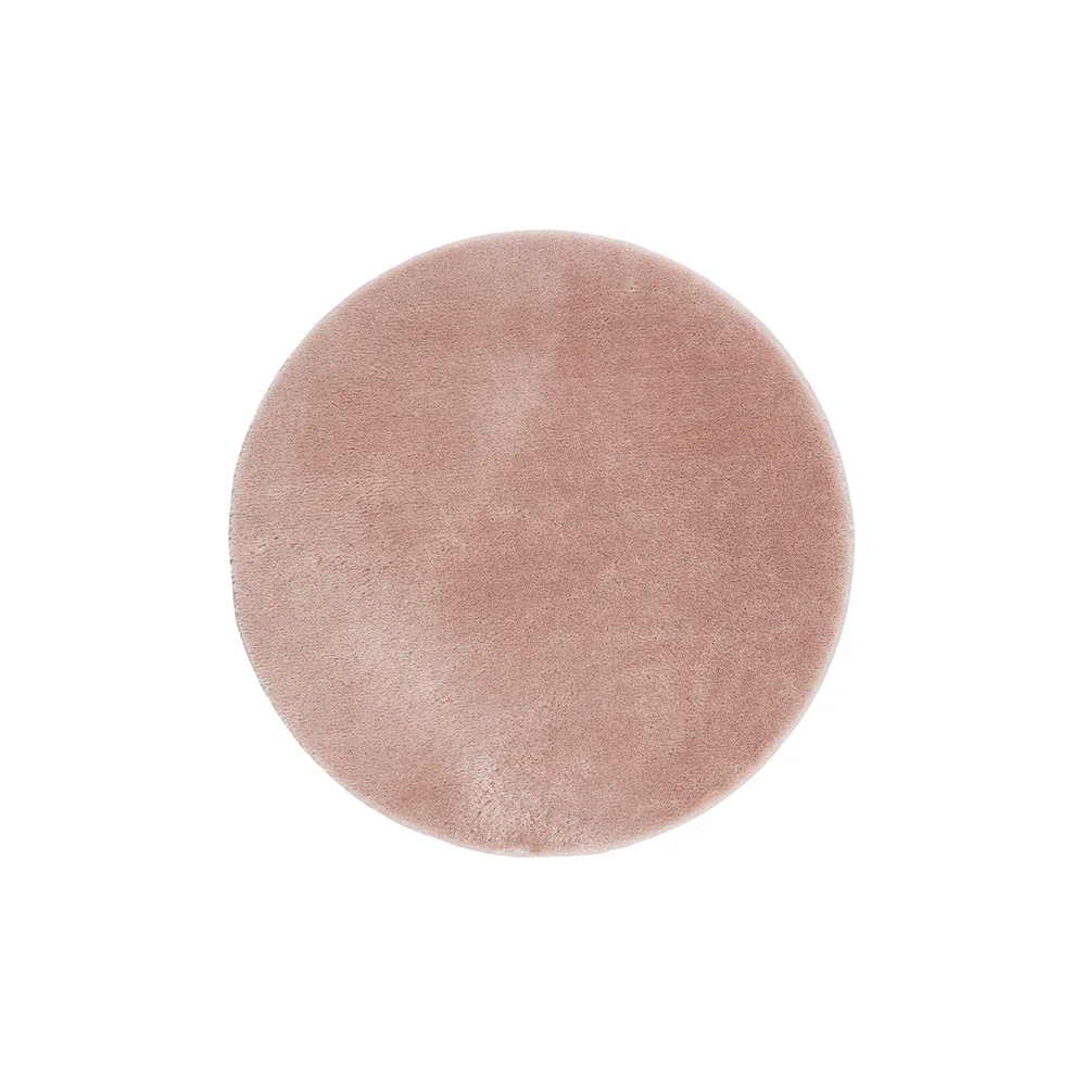 Cozy Dusty Pink Rund 200 Dusty Pink, 200x200 cm
