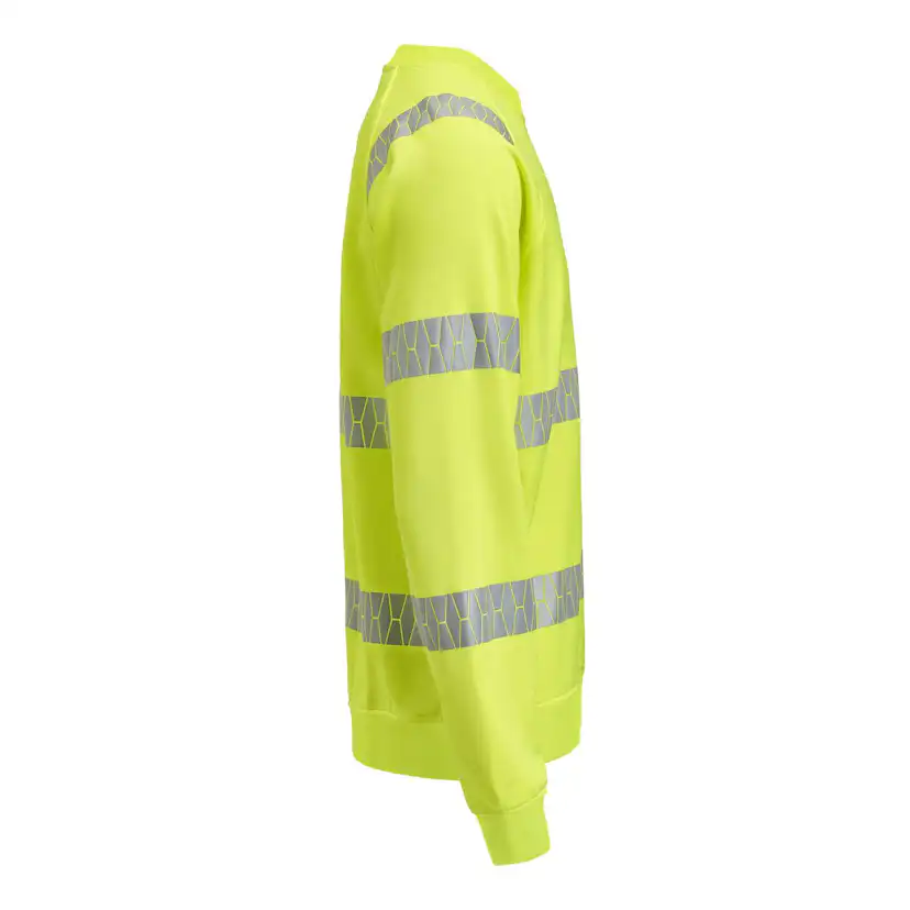 Sweatshirt Jobman Varsel HV Gul