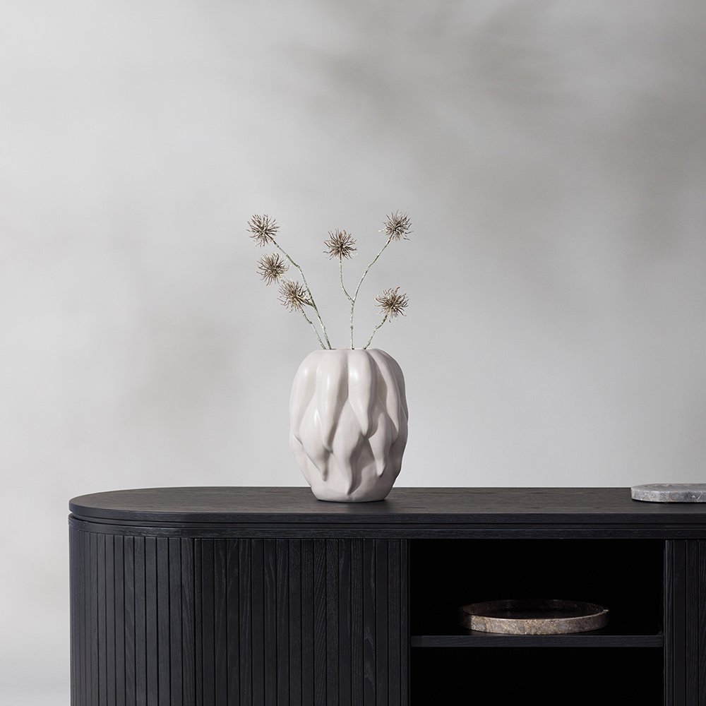 Mediamöbel Vind Fjällbacka Svart TV-Bänk/Sidobord MDF