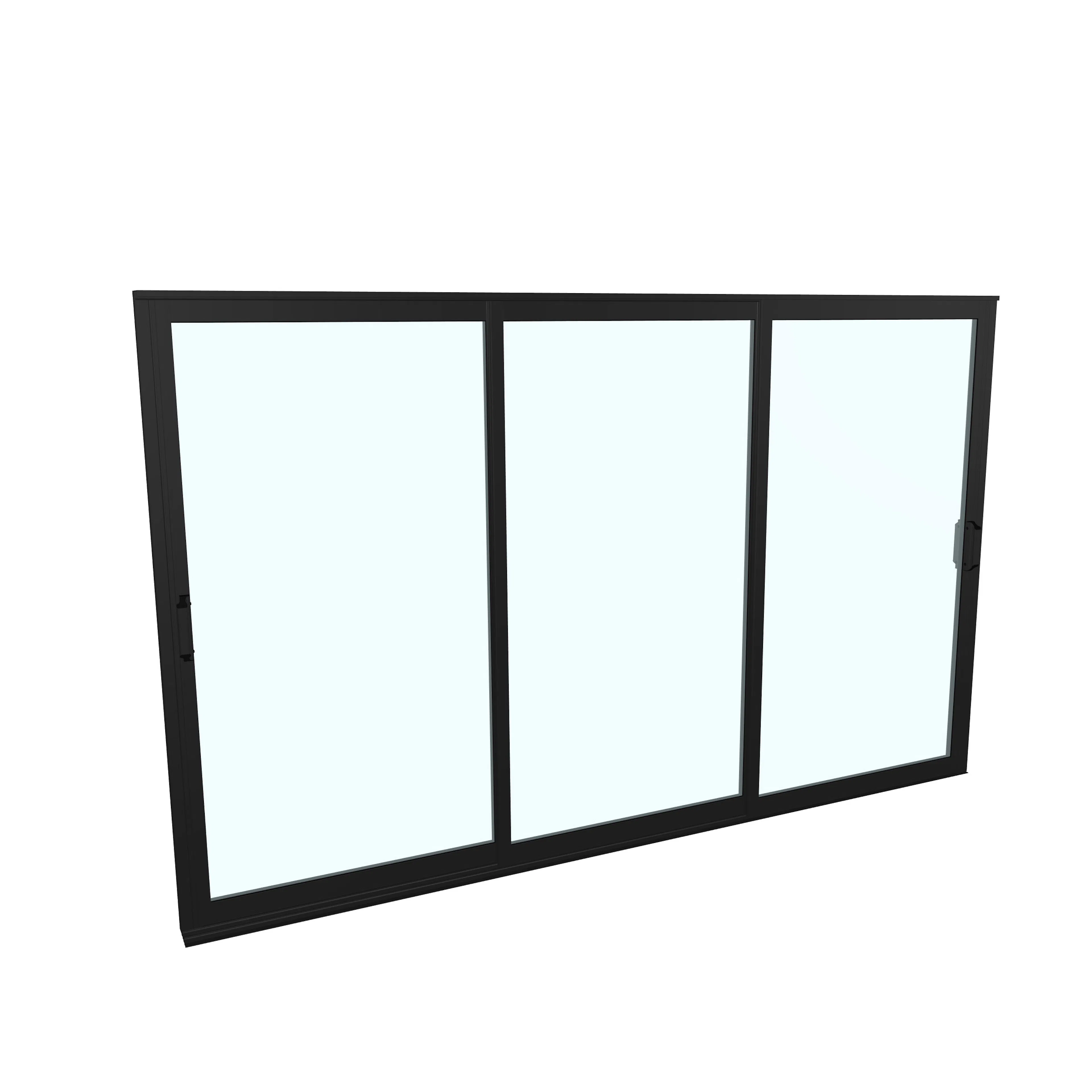 Landskap Skjutdörrsparti Robust B3200mm x H2000 - Svart Vår B3200 x H2000 mm - Svart