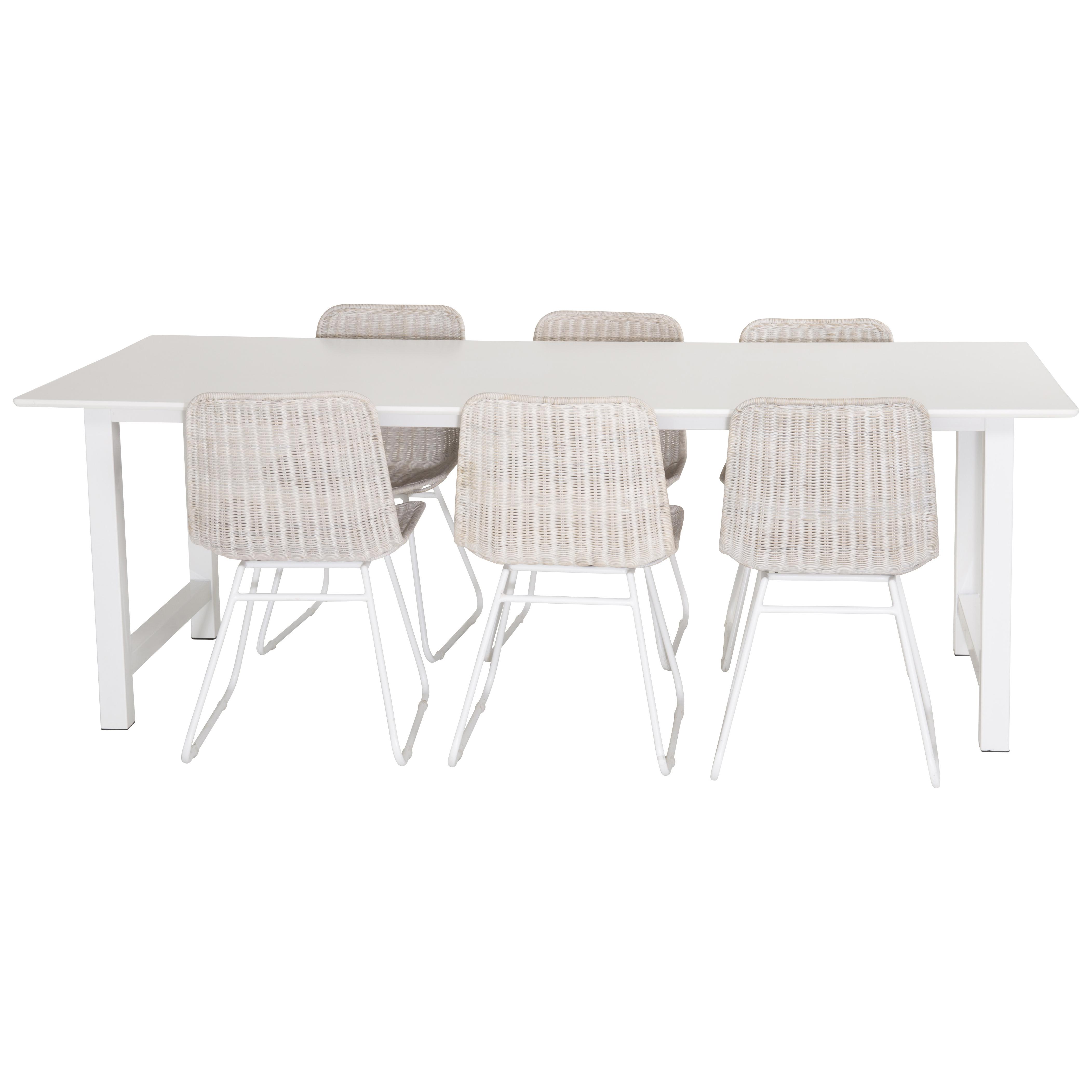 Matgrupp Venture Home Clara med 6 Cornelia Stolar