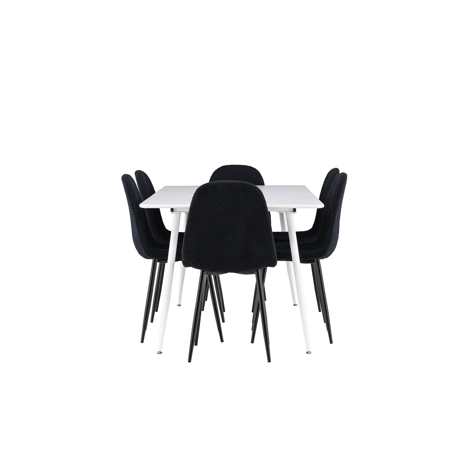 Matgrupp Venture Home Silar 180 med 6 st Polar Stolar Teddy