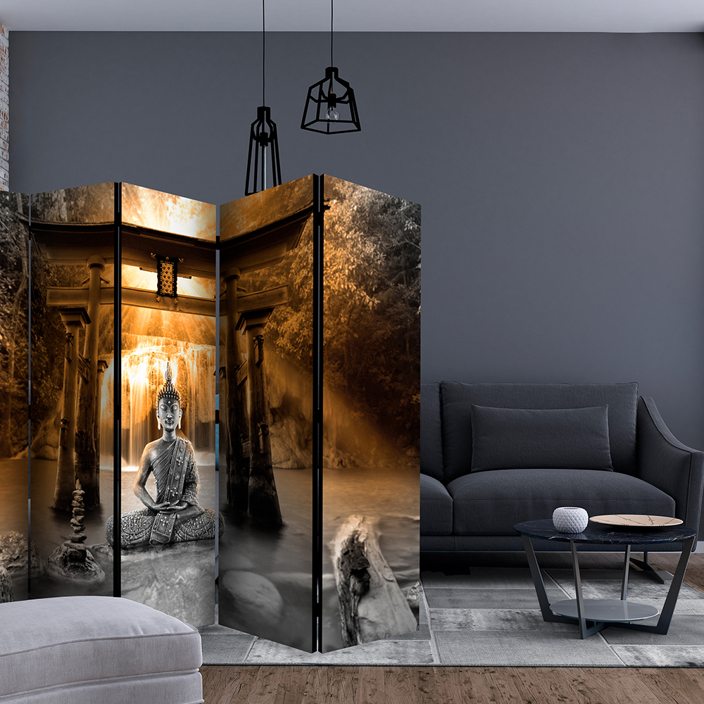 Rumsavdelare Arkiio Buddha Smile Orange II 225x172 cm