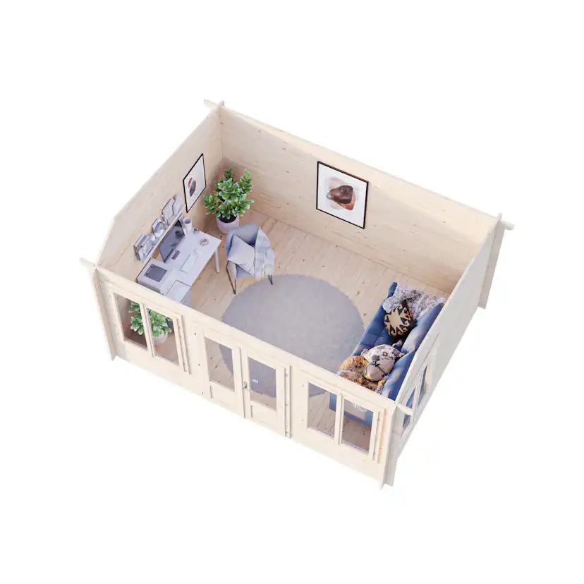 Claudia Pent 11,5 m2 BNDIP Impregnerad brun