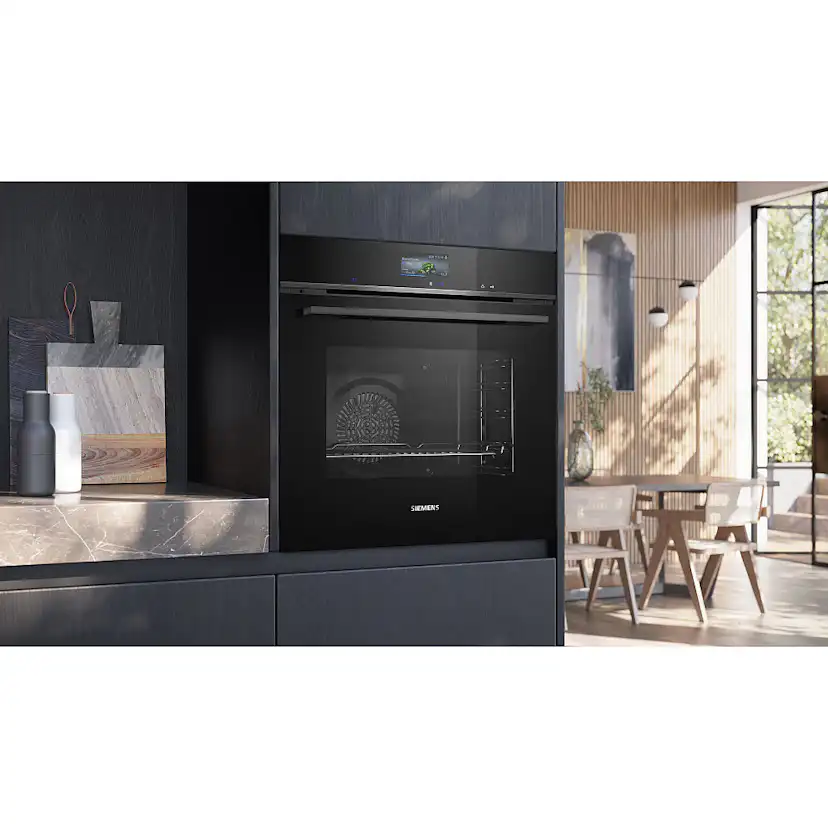 Inbyggnadsugn Siemens iQ700 HB776G3B2S Svart med Smart Uppkoppling