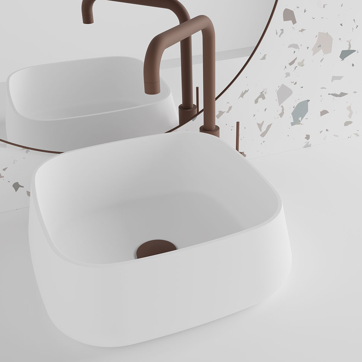 Tvättställ Scandtap Solid S3
