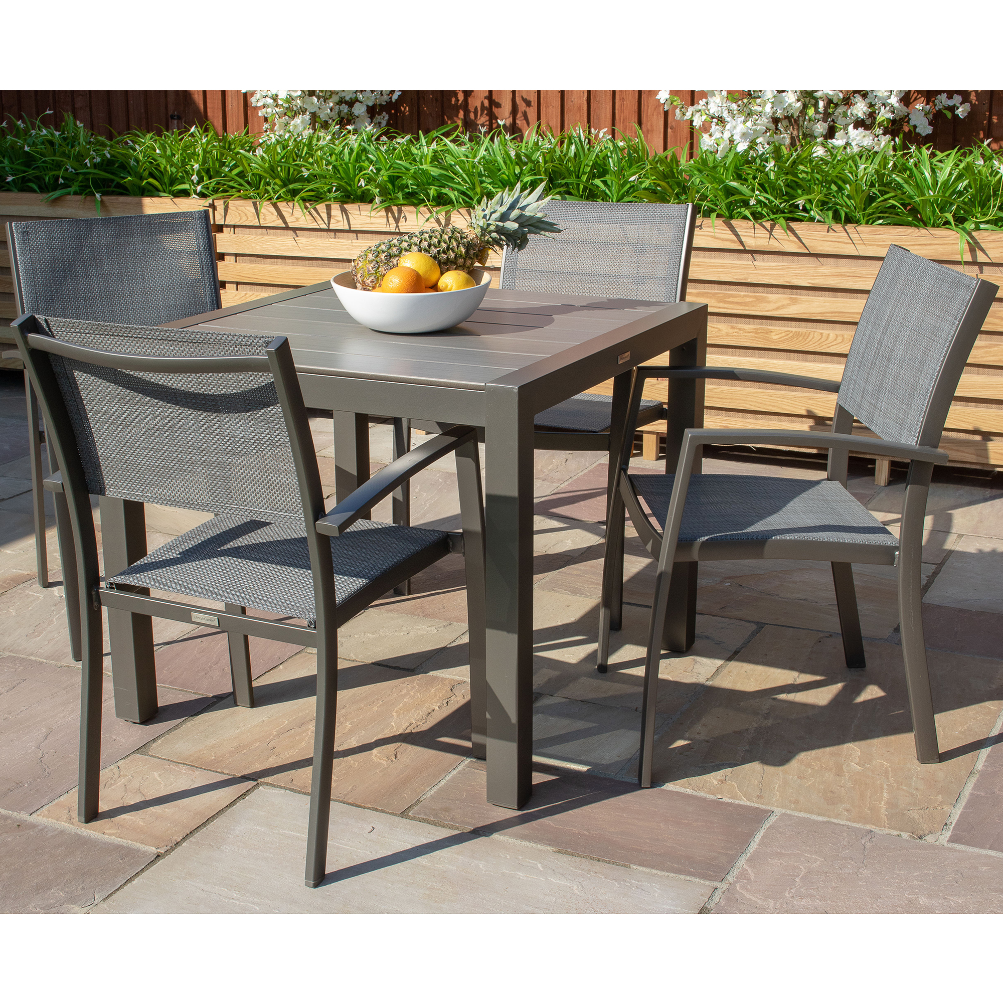 Matgrupp LifestyleGarden Solana med 4 Stolar